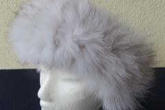 Pelz-Stirnband Blaufuchs